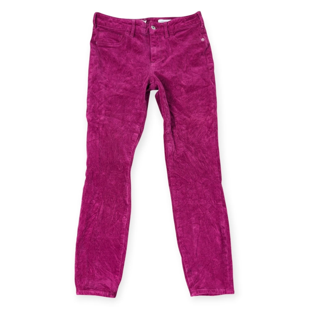 Anthropologie Pilcro and the Letterpress Magenta Corduroy Pants